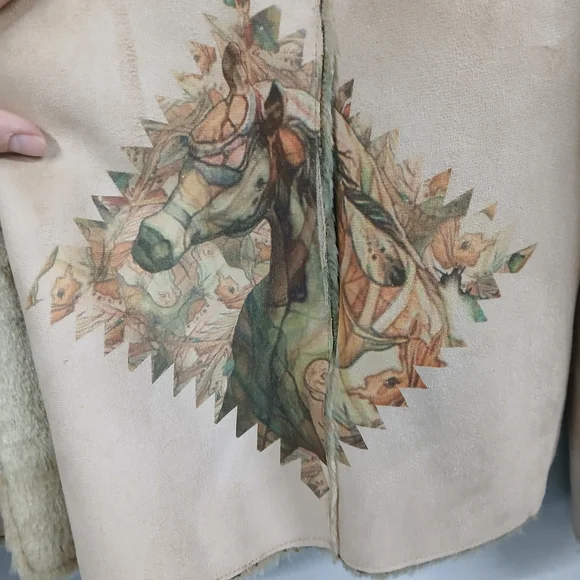 NWT The Trail of Painted Ponies Coat RARE Faux Suede/Fur Size XL - Picture 5 of 9